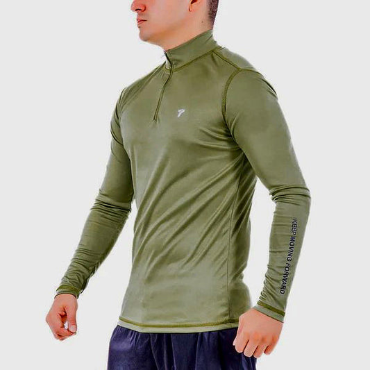 Buzo Deportivo Rolling – Microfibra Premium Verde militar