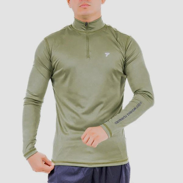 Buzo Deportivo Rolling – Microfibra Premium Verde militar
