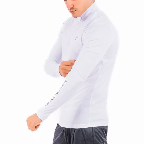 Buzo Deportivo Rolling – Microfibra Premium Blanco
