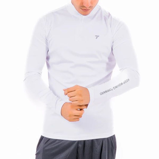 Buzo Deportivo Rolling – Microfibra Premium Blanco
